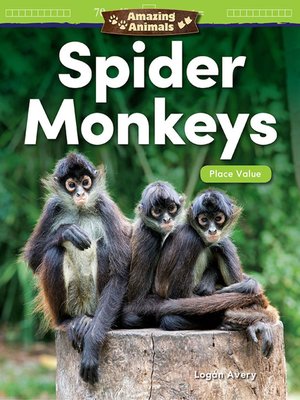 cover image of Amazing Animals Spider Monkeys: Place Value